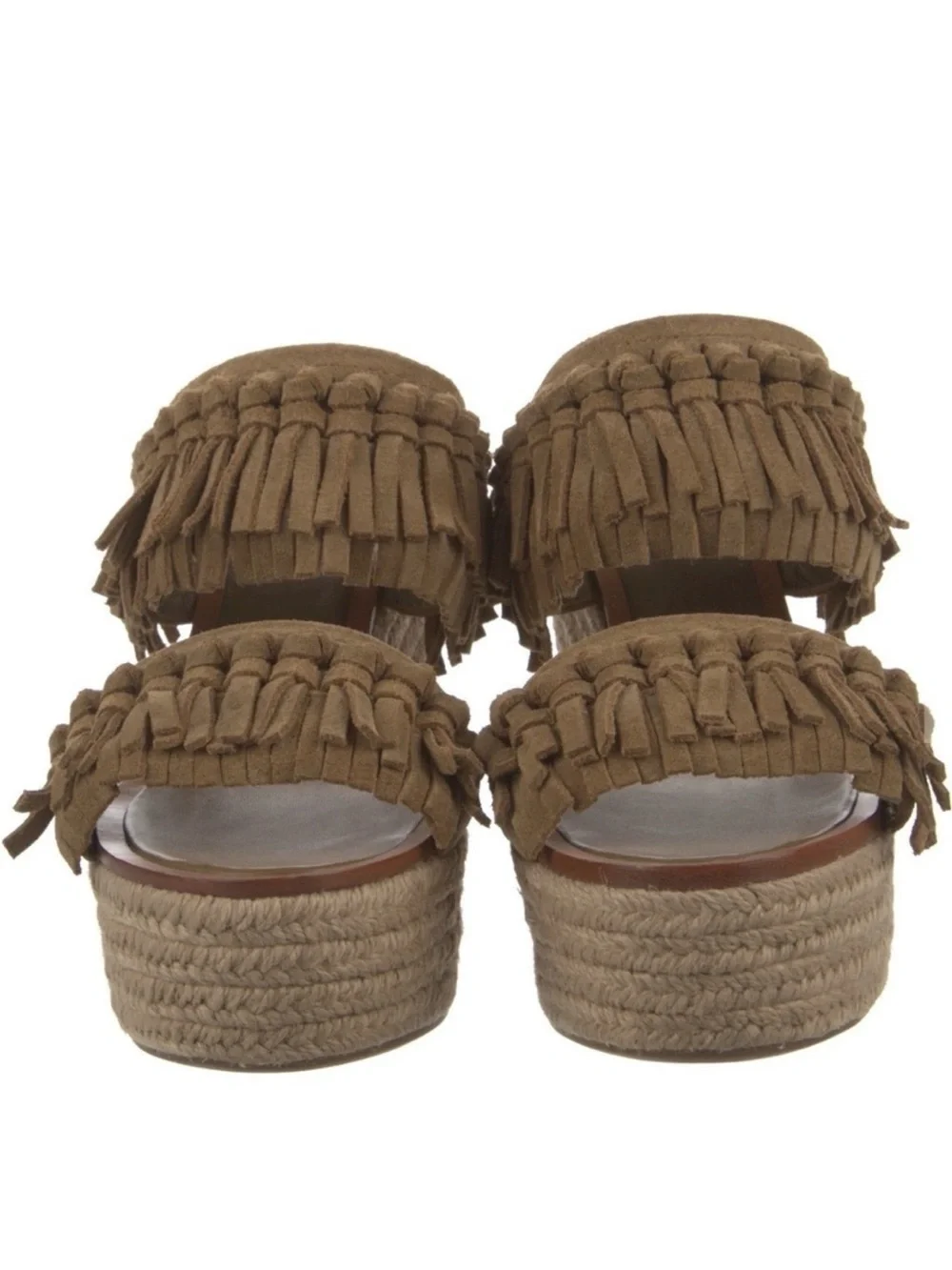 New ✨ Tory Burch Fringe Suede Espadrilles New Suede